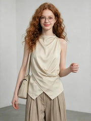 Women's Elegant Crossover Sleeveless Top