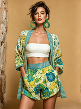 Women's Floral Print Casual Resort Set