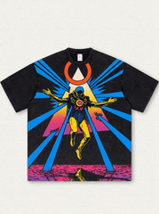Black Washed Graphic T-Shirt