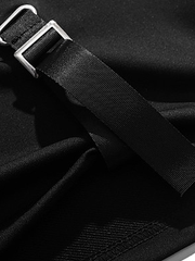 T-shirt with black webbing detail