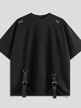 T-shirt with black webbing detail