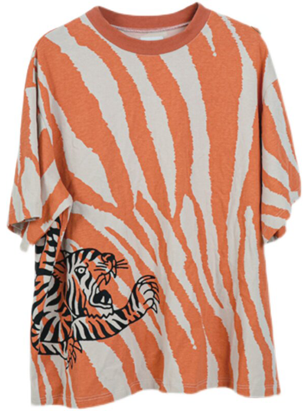 Creative印花 loose T-shirt