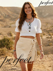 Bohemian style casual shorts